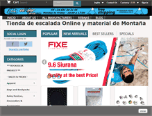 Tablet Screenshot of eskalartienda.com